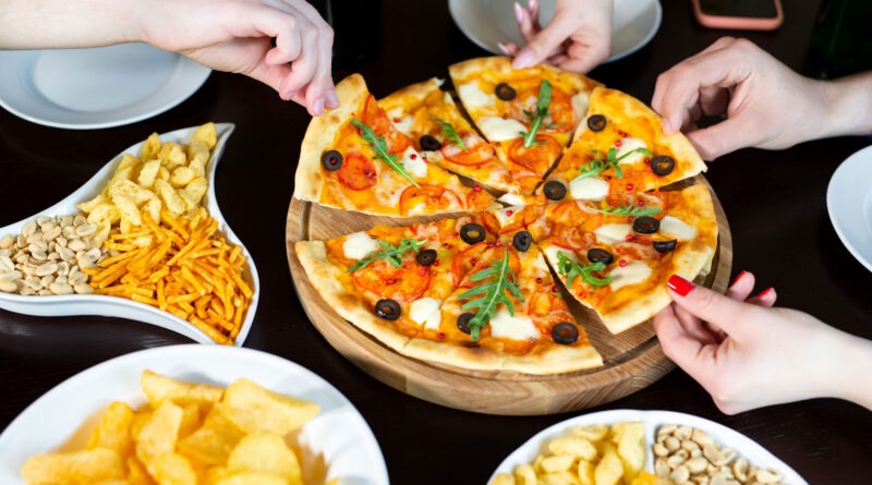 food on table